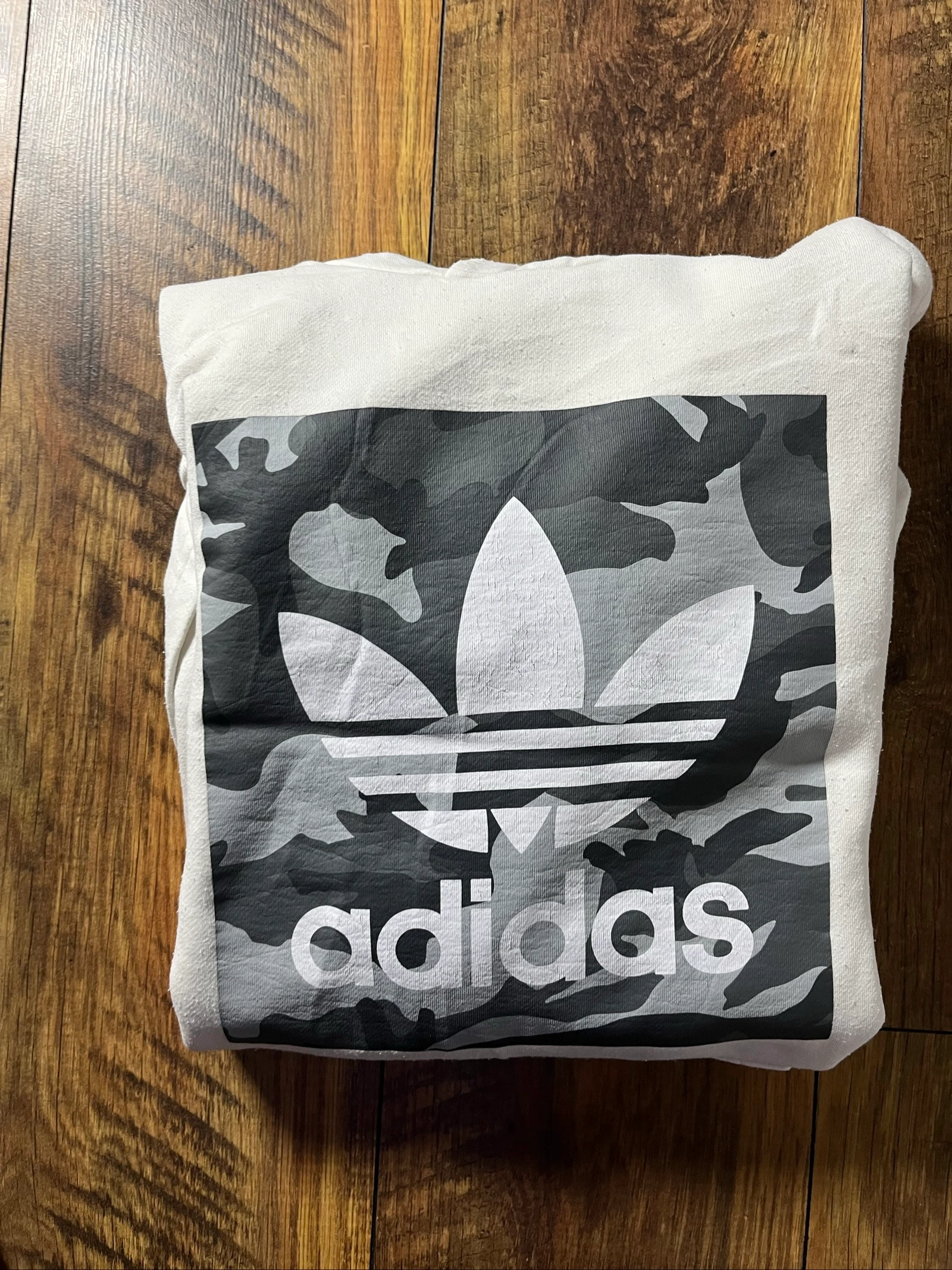 Hoodie Originals wit kangoeroezak - Adidas - maat L - mooie staat – photo 13